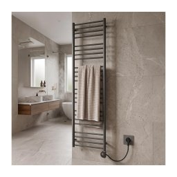 Vertaduro - Radiador para casa de banho com termostato SIMONE 600W 174x50 cm antracite