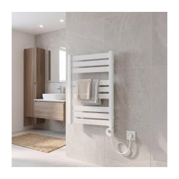 Vertaduro - Radiador para casa de banho com termóstato LUCY 400W 73x50 cm branco