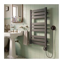 Vertaduro - Radiador para casa de banho com termóstato LUCY 400 W 73 x 50 cm antracite