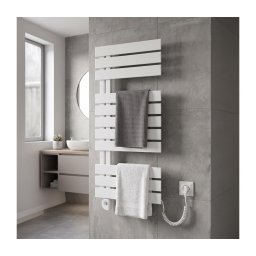 Vertaduro - Radiador para casa de banho com termostato ZIVA 500W 109x50 cm branco