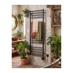 Vertaduro - Radiador para casa de banho SIMONE com termostato, 400 W, 114 x 50 cm, antracite