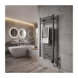Vertaduro - Radiador de casa de banho com termostato DENISE 400W 94x50 cm antracite