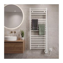 Vertaduro - Radiador para casa de banho com termostato DENISE 400W 94x50 cm branco