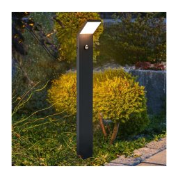 BRILAGI - Lâmpada LED de exterior com sensor RIANO, 8W, 230V, antracite, IP65, 80 cm