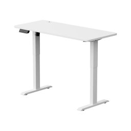 Mesa de escritório ajustável LEVANO 140x60 cm branco