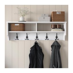 Cabide de parede RANI 120x37,2 cm branco