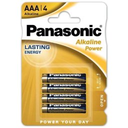 Pilhas AAA LR03 Panasonic - Pack de 4
