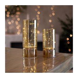 BRILAGI - Conjunto de 2 decorações de Natal LED (1x com 3xAA + 1x com 2xAA)