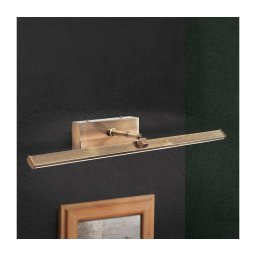 Orion WA 2-1333 - Iluminação de ilustração LED PUBLIO LED/10W/230V 50 cm dourado/pátina