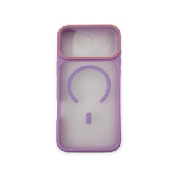 Capa Transparente e Rosa com Magsafe iPhone 17 Pro Max 18 Pro Max