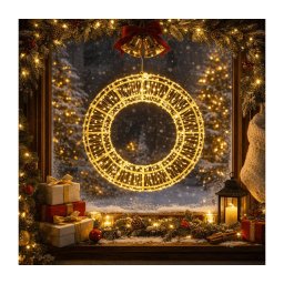 BRILAGI - LED Decoração de Natal para exterior LED/6W/8 funções 43 cm IP44 branco quente