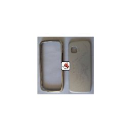 Capa Nokia 5228, 5230 Aro Gun Metal + Traseira Cinza Illuvial Original
