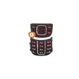 Teclado Nokia 3600s Superior e Inferior Bordeaux Original