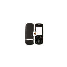 Capa Nokia 1661 Preta Frente + Tampa Bateria + Tampa Antena Preta Original