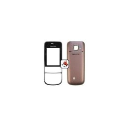 Capa Nokia 2700c Frente e Traseira Vermelho Dourado Original