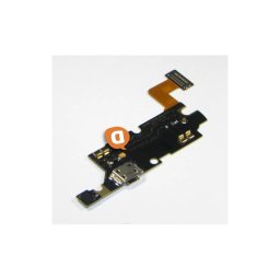 Flex de conetor de carga e microfone Samsung N7000 Note