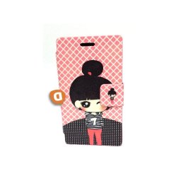 Capa Protetora "Flip Book Fashion Girl" Nokia Lumia 925