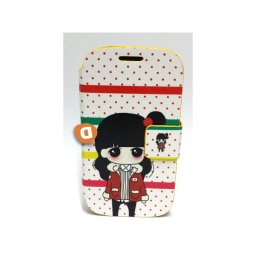 Capa Protetora "Flip Book Fashion Girl" Samsung i8730 Galaxy Express