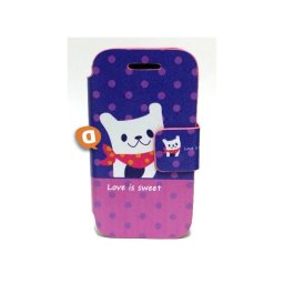 Capa Protetora "Flip Book Fashion Love is Sweet" Samsung i8730 Galaxy Express