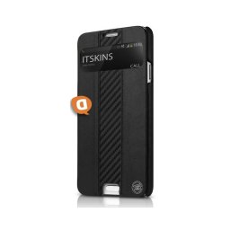 Capa "Flip Book Easy View Itskins" Samsung N9005 Note 3 Preta
