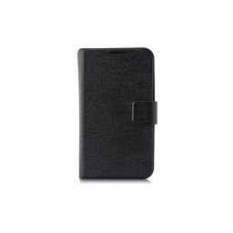 Capa Protetora Flip Book Universal Smatphone 4.5" Preta em Blister Fuzzion