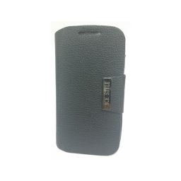 Capa em Silicone "Flip Book" Samsung G310 Ace Style Preta