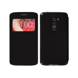 Capa Protetora "Flip Book Window" LG G2 (LG D802) Preta