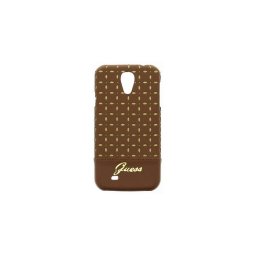Capa Rigida GUESS Gianina para Samsung Galaxy S4 (Samsung i9505, Samsung i9500) Castanha em Blister