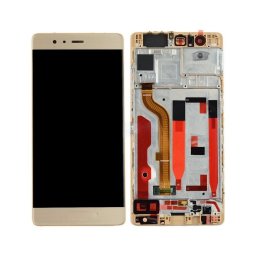 Touchscreen com Display e Aro Huawei P9 Dourado