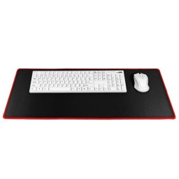 Tapete de Rato 700x300x3mm Preto/Vermelho