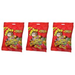 Pastilhas Elásticas Gorila Vários Sabores - Pack 3 x 60g