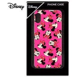 Capa Iphone X, Iphone XS Disney Minnie Licenciada Silicone Rosa em Blister