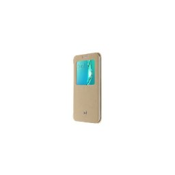 Capa "Flip Book Baseus com Janela" Samsung Galaxy S6 Edge Plus (Samsung G928) Beje em Blister