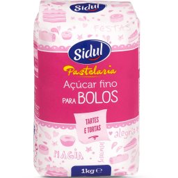 Açúcar Fino "Sidul" 1Kg - especial para Bolos - for Cakes