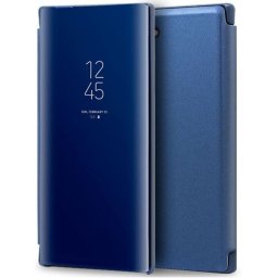 Capa Samsung Galaxy Note 10 (Samsung G970) Flip Book Clear View Azul Compativel