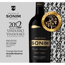 Garrafa Vinho tinto DOC 75cl Grande reserva 75cl Touriga Nacional Encostas de Sonim