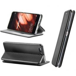Capa Samsung Galaxy A6 Plus 2018 (Samsung A605) Flip Book Elegance Preto