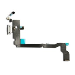 Flex Conetor de Carga e Microfone Iphone XS Max Branco