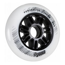 Powerslide Spinner Wheels 100mm/88A - White 3-Pack