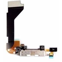Flex com conector acessórios + carga + dados iPhone 4 branco