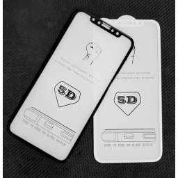 Película de vidro 5D completa iPhone 7 8 plus Branca
