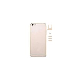 Capa Traseira com Aro Iphone XS Max Dourado