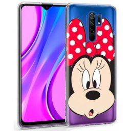 Capa Xiaomi Redmi 9 Minnie Licenciada Silicone em Blister