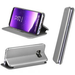 Capa Samsung Galaxy A71 (Samsung A715) Flip Book Elegance Cinza