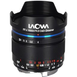 LAOWA 14mm f/4 FF RL Zero-D Montagem Leica M Preta