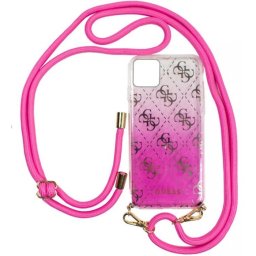 Capa Iphone 11 Pro 5.8" GUESS Gradient Rosa c/Cordão em Blister