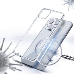 Capa Iphone 12 Pro Max ANTIBACTERIAL Transparente em Blister