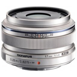OLYMPUS 17mm f/1.8 Micro 4/3 Prata