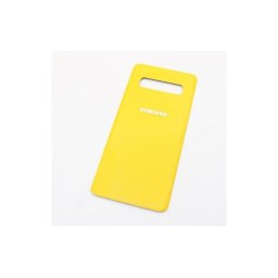 Tampa traseira para Samsung Galaxy S10 Plus Amarela