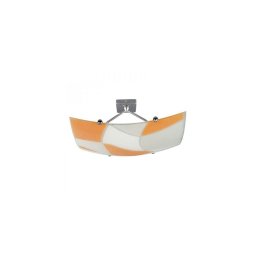 Luz de teto ASPIS 2xE27/100W/230V branco/laranja